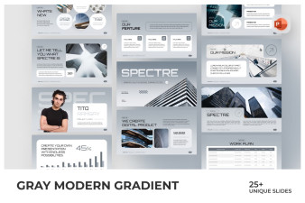 Gray Modern Gradient